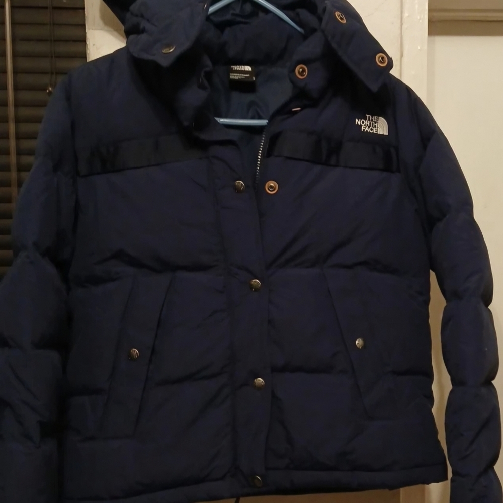 The North Face Unisex Dark Blue Puffer Jacket
